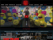 Tablet Screenshot of beatbounce.com